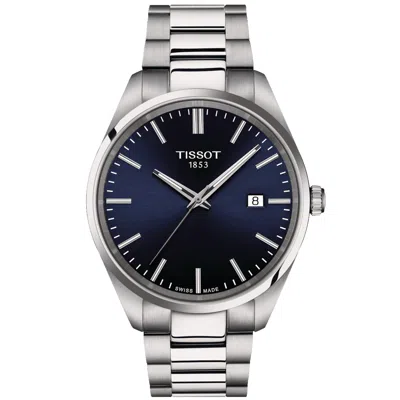 TISSOT MEN'S PR 100 NAVY BLUE DIAL WATCH