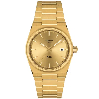 TISSOT MEN'S PRX GOLD DIAL WATCH