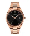 Tissot Men's Rose Gold Stainless Steel Bracelet Watch, 40mm In Brown