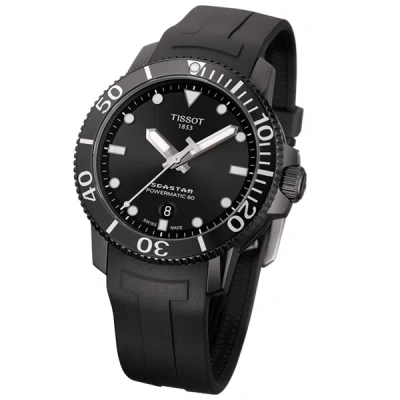 Pre-owned Tissot Men's Seastar 1000 Automatic 43mm Watch T120.407.37.051.00
