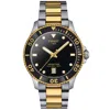 Tissot Men's Swiss Seastar 1000 Two-tone Stainless Steel Bracelet Watch 40mm In Metallic