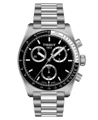 Tissot Men's Swiss Chronograph Prs 516 Stainless Steel Bracelet Watch 40mm In No Color