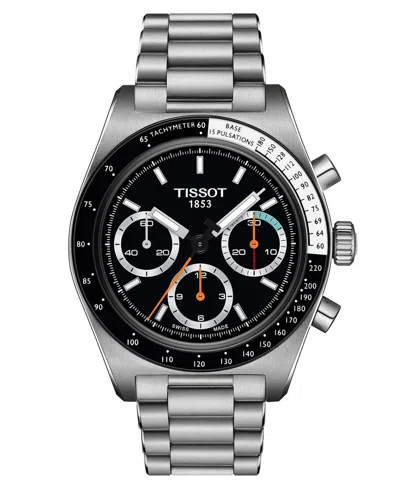 Tissot Men's Swiss Automatic Chronograph Prs 516 Stainless Steel Bracelet Watch 41mm In No Color