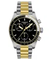 TISSOT MEN'S SWISS CHRONOGRAPH PRS 516 TWO-TONE STAINLESS STEEL BRACELET WATCH 40MM