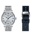 Tissot Men's Swiss Automatic Le Locle Powermatic 80 Stainless Steel Bracelet Watch 39mm In No Color