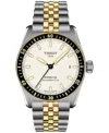 Tissot Men's Swiss Automatic Pr516 Powermatic 80 Two-tone Stainless Steel Bracelet Watch 38mm In No Color