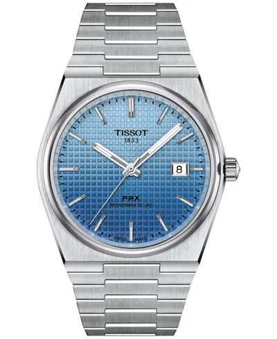 TISSOT MEN'S SWISS AUTOMATIC PRX POWERMATIC 80 STAINLESS STEEL BRACELET WATCH 40MM