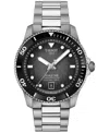 Tissot Men's Swiss Automatic Seastar 1000 Powermatic 80 Stainless Steel Bracelet Watch 40mm In No Color