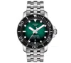 Tissot Men's Swiss Chronograph Seastar 1000 Stainless Steel Mesh Bracelet Watch 45.5mm In Green Gradient