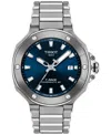 Tissot Mens Blue T Race 41mm Mens Stainless-steel Automatic Watch In No Color
