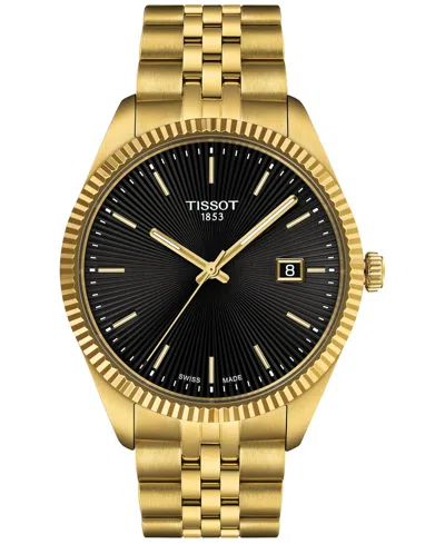 Tissot Men's Swiss Ballade Gold-tone Stainless Steel Bracelet Watch 40mm