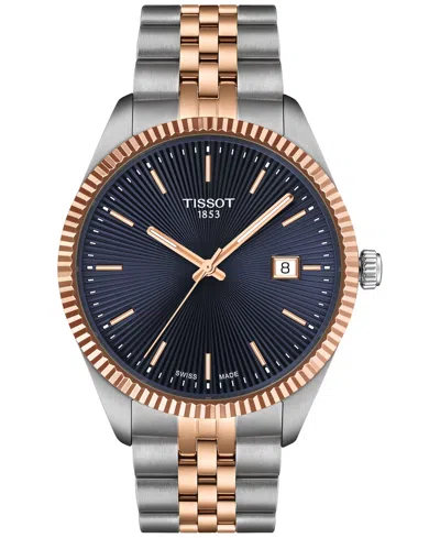 Tissot Men's Swiss Ballade Two-tone Stainless Steel Bracelet Watch 40mm In No Color