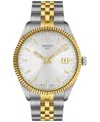 Tissot Men's Swiss Ballade Two-tone Stainless Steel Bracelet Watch 40mm In No Color