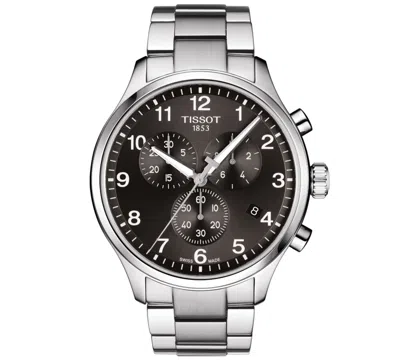 Tissot Men's Swiss Chronograph Chrono Xl Classic T-sport Stainless Steel Bracelet Watch 45mm In No Color