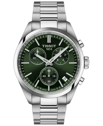 TISSOT MEN'S SWISS CHRONOGRAPH PR 100 STAINLESS STEEL BRACELET WATCH 40MM
