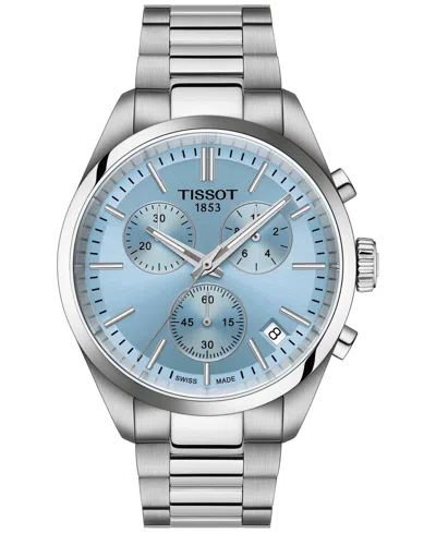 TISSOT MEN'S SWISS CHRONOGRAPH PR 100 STAINLESS STEEL BRACELET WATCH 40MM
