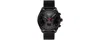 Tissot Men's Swiss Chronograph T-classic Pr 100 Black Pvd Stainless Steel Mesh Bracelet Watch 41mm In Black