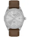 Tissot Prc100 Solar Watch, 39mm In Leath.,brown 20,18