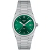 Tissot Gents Prx Green Dial Bracelet Watch In Green