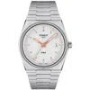 Tissot Men's Swiss Prx Stainless Steel Bracelet Watch 40mm In Silver