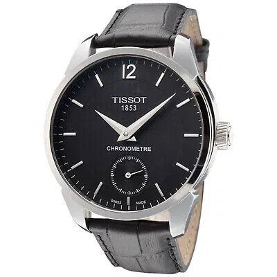 Pre-owned Tissot Men's T-complication Black Dial Watch - T0704061605700