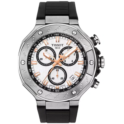 TISSOT MEN'S T-RACE CHRONOGRAPH WHITE DIAL WATCH