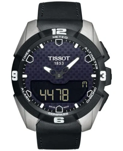 Pre-owned Tissot Men's T-touch Solar Quartz Watch T0914204605100
