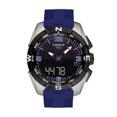 Pre-owned Tissot Men's T-touch Solar Quartz Watch T0914204705702