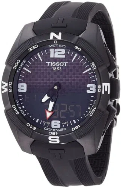 Pre-owned Tissot Men's T0914204705701 T-touch Solar Quartz Watch