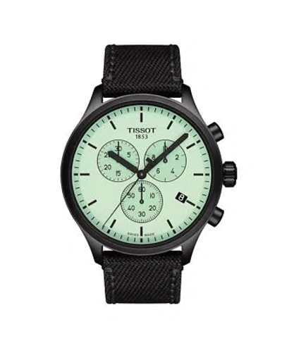 Pre-owned Tissot Mens Chrono Xl Stainless Steel Sport Watch Black T1166173709100