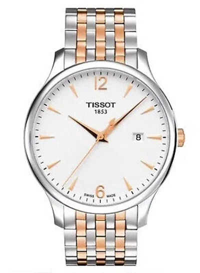 Pre-owned Tissot Multicolour Mens Analogue Watch Tradition T0636102203701