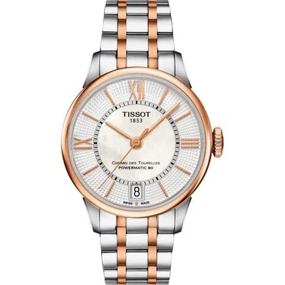 Pre-owned Tissot Multicolour Womens Analogue Watch Chemin Des Tourelles T0992072211802