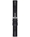 Tissot Official Interchangeable Black Fabric Watch Strap In Black