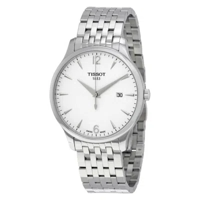 Tissot Open Box -  Tradition Silver Dial Stainless Steel Men's Watch T0636101103700 In Metallic