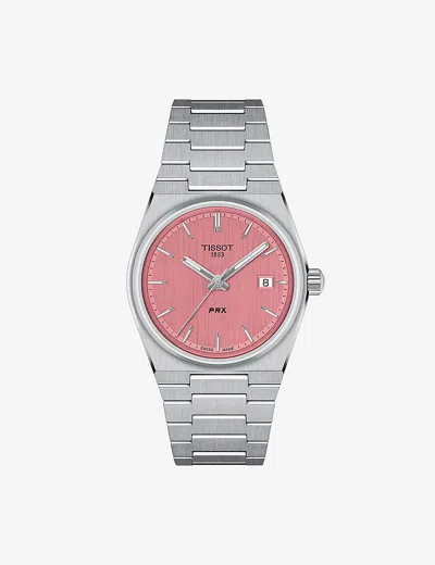 Tissot Pink T137.210.11.331.00 Prx 35 Stainless-steel Quartz Watch