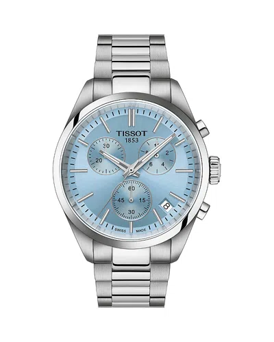 Tissot Men's Swiss Chronograph Pr 100 Stainless Steel Bracelet Watch 40mm In No Color