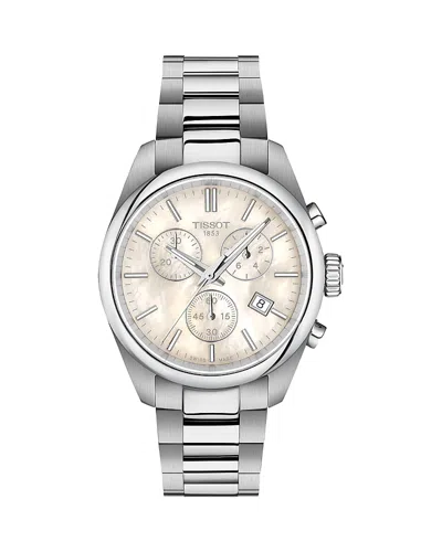 Tissot Pr 100 Chronograph Watch, 36mm In White