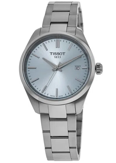 Tissot Pr 100 Quartz 34mm Ice Blue Dial Steel Women's Watch T150.210.11.351.00