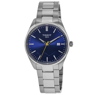 Tissot Pr 100 Quartz Jungfrau Special Edition Blue Dial Steel Men's Watch T150.410.11.041.02 In Metallic