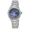 Tissot Pr 100 Sport Chic Black Mother Of Pearl Dial Stainless Steel Women's Watch T101.910.11.121.00 In Silver