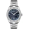 Tissot Women's Swiss Pr 100 Sport Chic T-classic Gray Stainless Steel Bracelet Watch 36mm In Silver/black Mop/silver