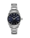 Tissot Unisex Swiss Pr 100 Stainless Steel Bracelet Watch 34mm In Black/silver