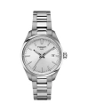Tissot Unisex Swiss Pr 100 Stainless Steel Bracelet Watch 34mm In Silver