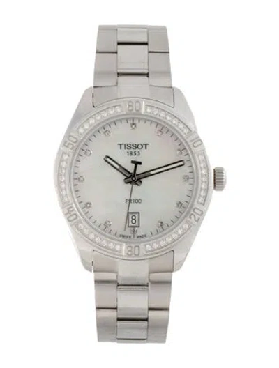 Pre-owned Tissot Pr 100 Watch, 36mm In Multi
