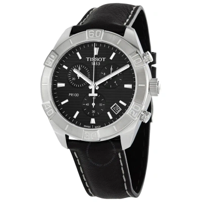 Tissot Pr100 Chronograph Quartz Black Dial Men's Watch T101.617.16.051.00