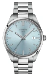 Tissot Pr100 Quartz Bracelet Watch, 40mm In Ice Blue