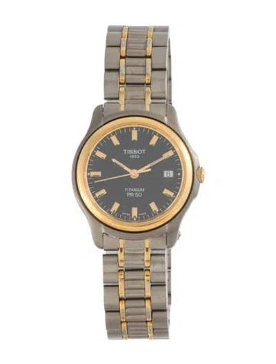 Pre-owned Tissot Pr50 Watch, 28mm In Multi