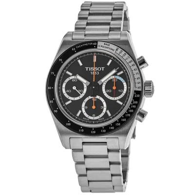Tissot Pr516 Chronograph Mechanical Manual Winding Black Dial Steel Men's Watch T149.459.21.051.00