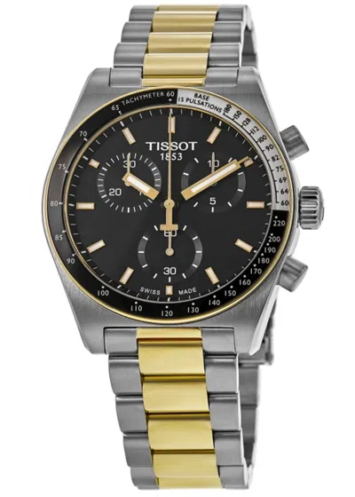 Tissot Pr516 Chronograph Quartz Black Dial Two-tone Steel Men's Watch T149.417.22.051.00