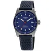 Tissot Pr516 Powermatic 80 Automatic Blue Dial Leather Strap Unisex Watch T149.407.16.041.00 In Blue
